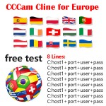 Stable Server 8 Lines cccam for europe Spain Portugal Poland OSCAM Germany for Satellite TV Receiver