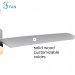 Matt White Living Room Ceiling Fan 3 Pieces Abs Blades LED Fan Lighting Remote control For Indoor Use