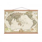 Premium quality special world map canvas print