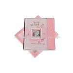 Eco-Friendly Baby New Born Souvenir First Year Memory Baby Record Book With Box