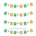 Top quality and good price St.Patrick bunting flags for bar party decoration