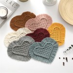 2021 Latest Super Classic Boho Macrame Handmade Mat Cotton coasters Weave Boho Macrame coasters