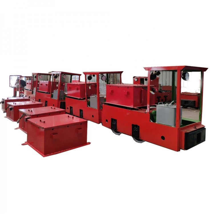 Railroad Coal Mine Underground Mining Railway Electric Locomotive Sale 8T Tunnel Battery Operated