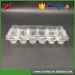 Wholesale 12 Cells Clear Eggs Food Storage Container Custom Plastic Egg Tray