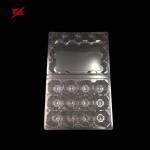 Wholesale 12 Cells Clear Eggs Food Storage Container Custom Plastic Egg Tray