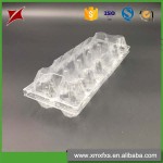 Wholesale 12 Cells Clear Eggs Food Storage Container Custom Plastic Egg Tray