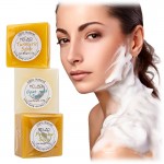 Private Label Premium 100% Natural Organic Face Body Cleaning Sea Salt Goat Milk Soap Turmeric Soap Pawpaw soap