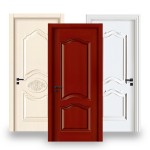 HS-WD011 pre hung doors interior room insect prevention wpc water resistant door designs