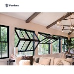 Aluminium Vertical Folding Door And Window Push Up Fold Up Window