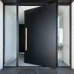 China supplier bottom price aluminum pivot door with unbreakable glass 1 buyer