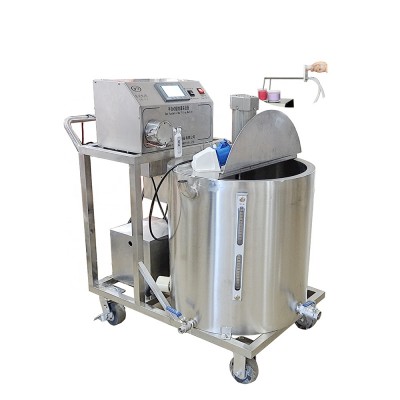 Wholesale New Movable Candle Wax Melting Tank for Candle Making 50KGS with cart low wattage Fundir de Cera Hacer Velas Kaarzen