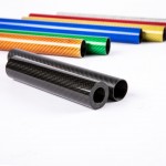 High quality Light weight 100% 3k glossy twill customized size carbon fiber tube 2000mm