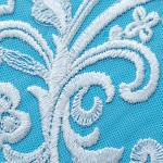 popular sequins embroidery lace trimming for dress