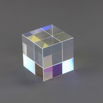 Optical glass cube DIY optical prism X-cube prism