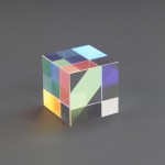Optical glass cube DIY optical prism X-cube prism