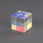 Optical glass cube DIY optical prism X-cube prism