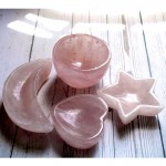 Wholesale Price Natural Rose Quartz Crystal Moon Bowl