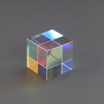 Optical glass cube DIY optical prism X-cube prism