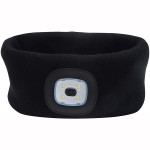 USB Rechargeable 2 IN 1 Hands Free Forehead Running Light,Sweatband Led Headlamp Headband With Led Light For Runners