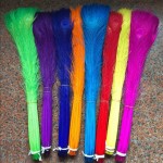 dyed 110cm peacock feathers for sale