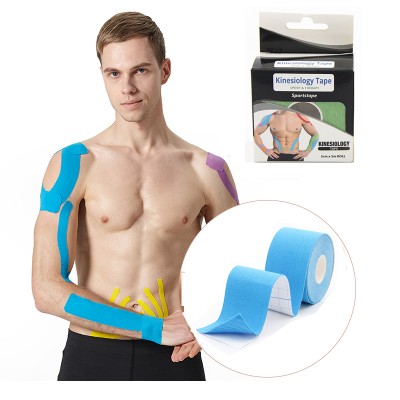 Wholesale Custom Printed Multicolor K Sports Kinesiology Sports Tape Waterproof Kinesiology Tape Muscle Sports Tape ce iso