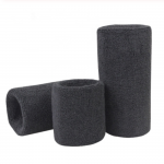 Colorful customized unisex towel yarn tennis wrist support sweat band