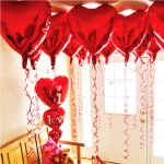18inch Heart Foil Balloon Rose gold Silver pink Blue Mylar Baloon Love Valentine's Day Blank Ballon Globo heart Shaped
