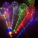 Led bobo balloons Christmas party balloons with led string light Led balloons