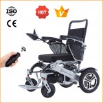 2021 Amazon hot selling aluminum alloy lightweight wheelchair folding power remote control electric wheelchair