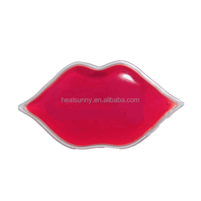 Private logo Lip Shape Gel Ice Pack for Beauty Care Clinic and Salons