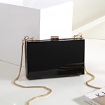 Wholesale 2021 Summer ladies Transparent Boxed Purse Crossbody Handbag Trendy women clear acrylic evening clutch bag
