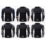 Mma Rash Guard Tops Rashguard Rash Guard Custom Compression Shirts For Men Compression Long Sleeve Compression Shirt Rash Guard