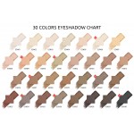 A117 Pigmented cheap eyeshadow palette private label 30 color nude eyeshadow palette custom eye shadow private label
