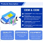 Custom High capacity 12v 18v 24v 36v 48v 60v 72v 10ah 20ah 30ah 45ah 50ah 60ah Rechargeable 18650 lithium ion batteries Pack