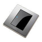 BIHU Stainless Steel Random Click Traditional On Off 1 Gang 1 Way UK Wall Light Switch