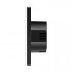 EU standard Smart Life App Smart Home Glass 3 Gang 2 Way Wifi Wall Light Touch Panel Electric Switch For Tuya Alexa